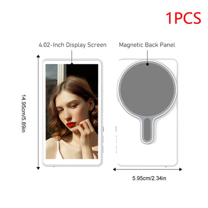 Magnetic Phone Vlog Selfie Monitor Screen Back Camera Monitor Phone Vlog Selfie Screen for Android iPhone Cellphone Accessory